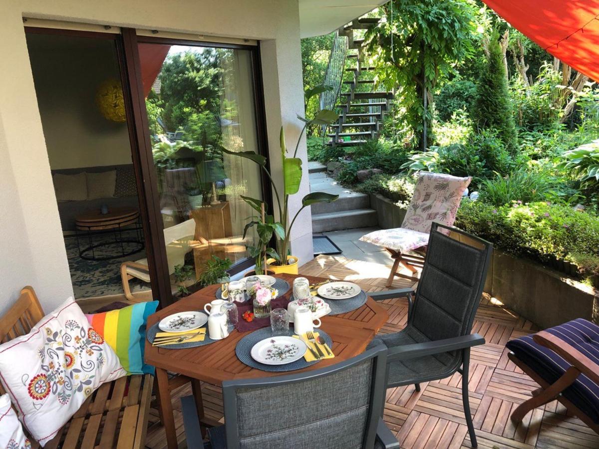 Souterrainwohnung Mit Grossem Garten Und Sauna Кассель Экстерьер фото